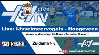 Liveuitzending IJsselmeervogels  Hoogeveen [upl. by Leisha]