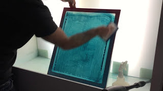 Emulsion Remover Screen Print  How To [upl. by Calandria]