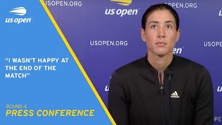 Garbiñe Muguruza  Press Conference  2021 US Open [upl. by Eirac]