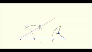 Constructing a 30 60 90 Degree Triangle [upl. by Auqinot]