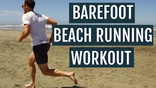 Barefoot Beach Running Workout [upl. by Fionnula]