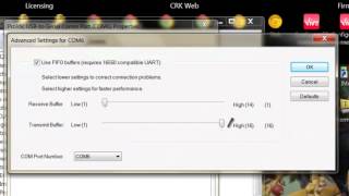 Com port settings [upl. by Teressa383]