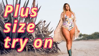 Plus sizeMommy Swimwear Haul [upl. by Enalb658]