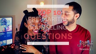 Top 10 PreMarital Counseling Questions 👰🏾🤵🏽 [upl. by Flaherty]