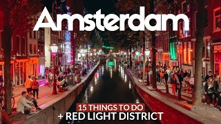 AMSTERDAM Travel Guide  15 top things to do  Red Light District [upl. by Petuu]