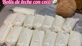 Bolis de Leche con Coco los más deliciosos y cremosos [upl. by Pohsib256]