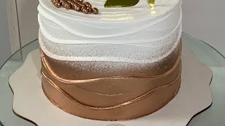 Bolo Wave Cake Dourado Rose  Rose Gold  Chantininho [upl. by Navek365]