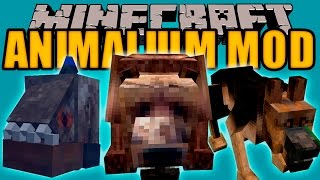 ANIMALIUM MOD  Animales Realistas no como las vacas  Minecraft mod 1102 Review [upl. by Dadinirt143]