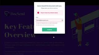 DocSend Allowed Viewers [upl. by Bonnell]