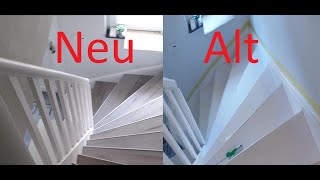 Treppensanierung Treppen verkleiden Vinyl Anleitung Treppenrenovierung [upl. by Lorena180]