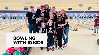 BOWLING WITH 10 KIDS [upl. by Dhar341]