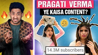 PragatiVermaa ROAST CRINGE INDIAN YOUTUBER [upl. by Anifares]