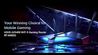 Your Winning Choice for mobile gaming  RTAX82U  ASUS [upl. by Norrab235]