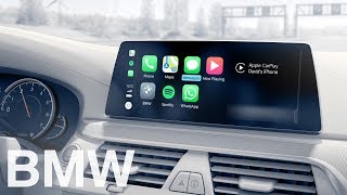 BMW ConnectedDrive Apple CarPlay [upl. by Mcgruter529]