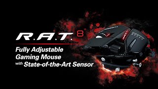 New Mad Catz RAT 8 Gaming Mouse Unboxing [upl. by Denby28]