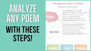 Analyze ANY Poem With These Steps [upl. by Sudnor2]