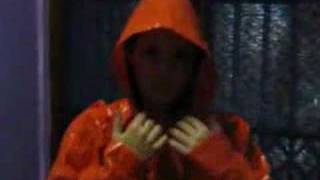 Orange PVC Raincoat [upl. by Ambrosius]