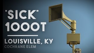 Sick Federal Signal Thunderbolt 1000T  Full Alert  Louisville KY Jefferson Co Siren Test [upl. by Annairol]