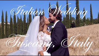 PROPOSAL amp ITALIAN WEDDING IN TUSCANY ITALY [upl. by Meggie141]