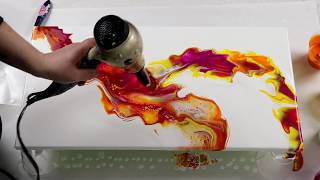 357 Gorgeous Dutch Pour Acrylic Pouring Technique [upl. by Estren]