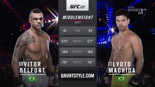 Vitor Belfort vs Lyoto Machida [upl. by Orabla230]