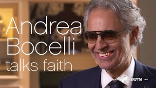 Andrea Bocelli talks about his strong faith in God  EWTN News InDepth [upl. by Johen]