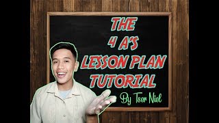 K TO 12 LESSON PLAN TUTORIAL 4 AS LESSON PLAN [upl. by Talie]