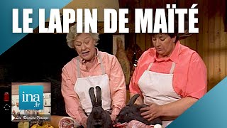 Recette  Le lapin Charles X de Maïté  Archive INA [upl. by Akyre]