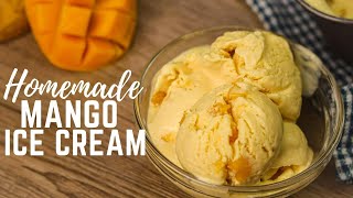 Mango Ice Cream  How To Make Ice Cream Recipes   Summer Recipes [upl. by Danais]