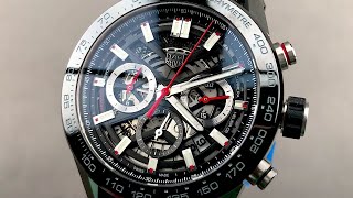 TAG Heuer Carrera Calibre Heuer 02 CBG2A10FT6168 TAG Heuer Watch Review [upl. by Photina]