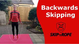 SKIPnROPE  How to do Backwards Skipping [upl. by Elaynad]