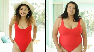 Women Try The Ultimate SizeInclusive Swimsuit [upl. by Euqinoj902]