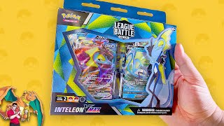 NEW Pokemon League Battle deck  Inteleon Vmax opening [upl. by Sternick957]