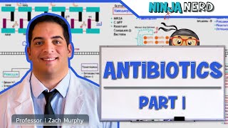 Antibiotics Cell Wall Synthesis Inhibitors Part 1 [upl. by Netfa]