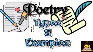 Types of PoetryGM Lectures [upl. by Elsey]