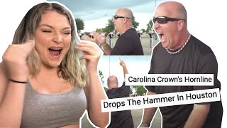 New Zealand Girl Reacts to CAROLINA CROWN DROPPING THE HAMMER IN HOUSTON [upl. by Chae]