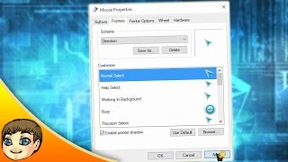 HOW TO CHANGE YOUR CURSOR ON WINDOWS 10 No installation [upl. by Eelyram]