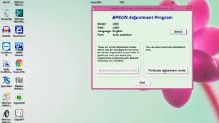 Epson L805 Resetter Free download [upl. by Cressy296]