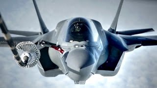 F35B First Transatlantic Flight – Aerial Refueling [upl. by Irama]