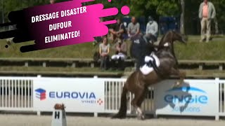 Dressage Disaster Cathrine Dufour Eliminated From Grand Prix Special [upl. by Phillipp733]