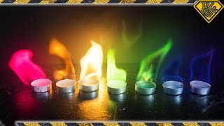 DIY Rainbow Fire The TKOR Guide On How To Make Colored Flame Easy Rainbow Fire317 [upl. by Garda372]