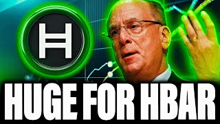 HUGE HEDERA HBAR NEWS  BLACKROCK COINBASE amp MORE [upl. by Ellitnahc]