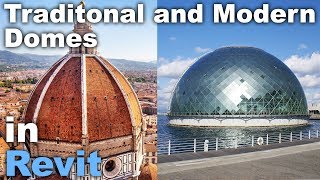 Domes in Revit Tutorial Modern and Traditional [upl. by Alletnahs]