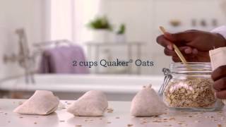 How To Make An Oatmeal Bath  Quaker [upl. by Aissatan553]