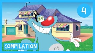 Oggy and the Cockroaches  Oggys House Compilation 1H in HD [upl. by Larret]