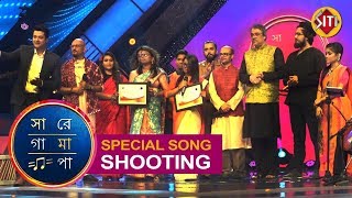 SA RE GA MA PA  SHOOTING  Special Song  Noble  Jisshu  Srijato  Shantanu Maitra  Zee Bangla [upl. by Anayk]