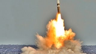 Royal Navy Test Launches Trident II Nuclear SLBM HD [upl. by Grace510]