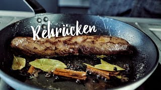 Rehrücken Braten Rezept Gourmondo Food Studio [upl. by Noevad]