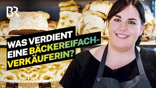 Kuchen Kaffee und Karriere Das Gehalt als Bäckereifachverkäuferin  Lohnt sich das  BR [upl. by Tdnerb]