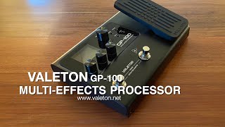 Valeton GP100 MultiEffects Processor [upl. by Crabb]